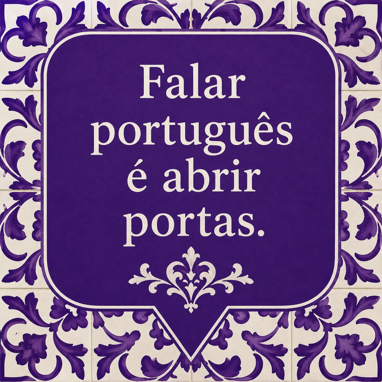 Caderno com apontamentos de português